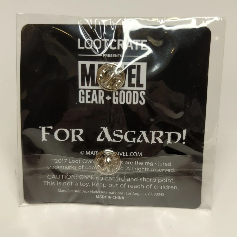 Thor God of Thunder Issue #1 Enamel Pin Marvel Loot Crate Exclusive
